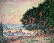 Paul Signac Forest near St. Tropez oil painting reproduction